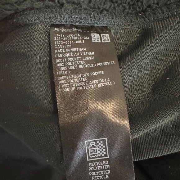 🌲 Uniqlo Fluffy Yarn Fleece Full-Zip Jacket | Size L - Picture 8 of 8
